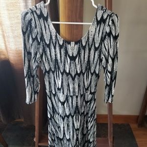 Express Feather Dress